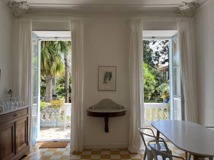 Beautiful Garden Apartment Steps From The Beach Menton Buitenkant foto